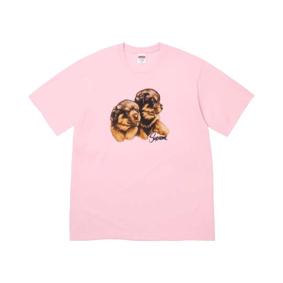 Supreme Puppies Tee ”Light Pink”