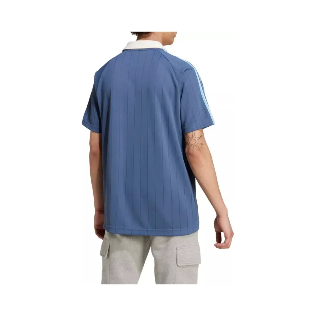 Tricou Adidas ”Pinstripe Blue”